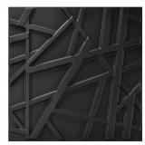 $120 Art3d Decorative 3D Wall Panels, 11.8"x11.8", Black, 100 sq ft