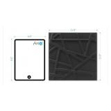 $120 Art3d Decorative 3D Wall Panels, 11.8"x11.8", Black, 100 sq ft