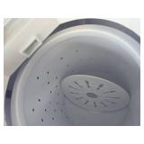 $160 32 lb Compact Mini Twin Tub Washer with Drying Rack & 10 Hangers