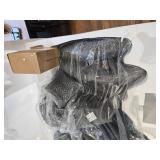 $379 40 in. Tall Outdoor 4-Tier Rock Water Fountain with LED Lights