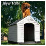 $90 Waleaf Durable Waterproof Plastic Dog House for All Sizes