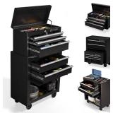 $180 Olympia Tools Tool Chest with Drawer, 26.5in Rolling Chest