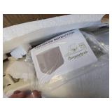 $170 Amunrbrek Cat Litter Box Enclosure with Hidden Storage, White