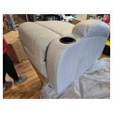 BOX 1 of 2 LAFWELL Rocking Recliner Chair, Massage Rocker, Grey