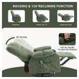 $290 Rocker Recliner Chair, No Arms and GREY.