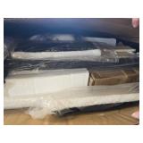 $130 Cloud QUEEN Bed Frame, Boucle, Upholstered, No Box Spring, White