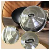 Stainless Steel Deep Soup Pot Lid with Handle - 40 cm