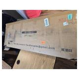 $170 Farmhouse QUEEN Bed Frame with Bookcase Headboard and Storage