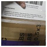 $400 8x10 Outdoor Metal Storage Shed - Steel, Double Lockable Door