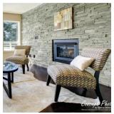 2-pc 3x48 Outside Corner for StoneWall Faux Stone Siding, Adobe