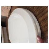 Bemis 500EC Wood Toilet Seat with Easy Clean Hinges