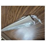 2-3/8 in. X 36 in. Aluminum White and Vinyl Ex-Wide Door Sweep