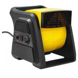 VEVOR Pivoting Utility Fan, 600 CFM Air Mover, 300 Blowing Angle