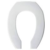 $128 Medic-Aid Elong Open Front Plastic Toilet Seat White 3-in Elev.
