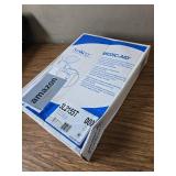 $128 Medic-Aid Elong Open Front Plastic Toilet Seat White 3-in Elev.