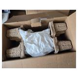 $60 Krups Breakfast Set Stainless Steel Waffle Maker, 4 Slices, 1200W