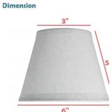 $61 9 Pack Aspen Creative 32002-5A Clip-On Chandelier Shade Taupe 3x6x5