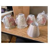 $61 9 Pack Aspen Creative 32002-5A Clip-On Chandelier Shade Taupe 3x6x5