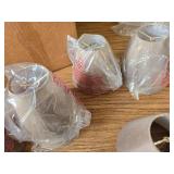 $61 9 Pack Aspen Creative 32002-5A Clip-On Chandelier Shade Taupe 3x6x5