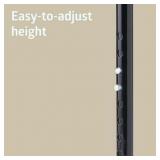 Medline Tall Steel Bariatric Offset Cane 37 48" Adjustable, 500 lb