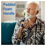 Medline Tall Steel Bariatric Offset Cane 37 48" Adjustable, 500 lb