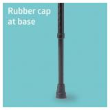 Medline Tall Steel Bariatric Offset Cane 37 48" Adjustable, 500 lb