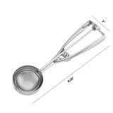 Le Regalo Stainless Steel Cookie Scoop for Cookies, Ice Creams