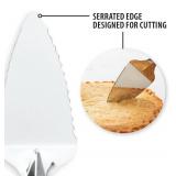 Rada Cutlery Serrated Pie Server, Made in USA, Black Handle