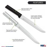 RADA Slicer Knife W207, 7" Hollow Ground Blade, Pack of 2