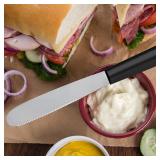 Rada Cutlery Black/Silver Nickel Stainless Steel Super Spreader