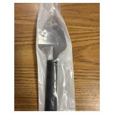 Rada Cutlery Black/Silver Nickel Stainless Steel Pie Server