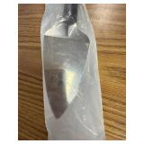 Rada Cutlery Black/Silver Nickel Stainless Steel Pie Server