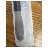 Rada Party Spreader Knife W235, 3.38" Serrated Blade, Made in USA