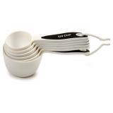 Norpro Grip-Ez Measuring Cup Set of 6 BPA-Free Plastic, White