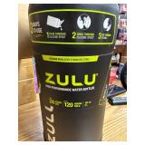 Zulu Vacuum Insulated Stainless Steel Water Bottle 101oz Black