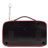 Northpoint AM/FM Portable Vintage Radio Circa 1960s AA Battery Red