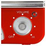 Northpoint AM/FM Portable Vintage Radio Circa 1960s AA Battery Red