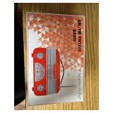 Northpoint AM/FM Portable Vintage Radio Circa 1960s AA Battery Red