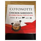 Chicken shredder tool, ergonomic, BPA-free, easy to use