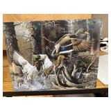 Ducks Unlimited Beaver Pond Tin Sign, 16x13