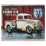 ShopForAllYou Vintage Decor Signs 1939 Ford V8 Pickup Tin Sign