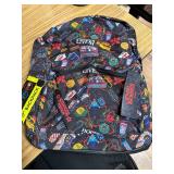 Netflix Stranger Things Unisex 17" Backpack with Keychain, Black