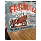 Metal Tractor Sign - Farmall M, 16.5" X 12.5"