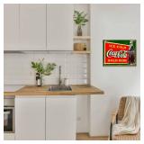 Desperate Enterprises Coca-Cola Ice Cold Green Tin Sign - USA