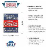Desperate Enterprises Coca-Cola Tin Sign - 5 Cents Vintage Decor