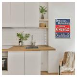 Desperate Enterprises Coca-Cola Tin Sign - 5 Cents Vintage Decor