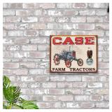 Desperate Enterprises Case Farm Tractors Tin Sign - High Clearance