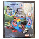 Mickey Mouse Stow n Go Garage, with 2 Additional Bonus Cars NEW