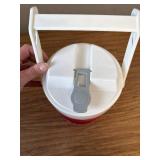 Igloo 1 Gallon Sports Plastic Beverage Jug with Hooks, Red