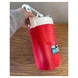 Igloo 1 Gallon Sports Plastic Beverage Jug with Hooks, Red